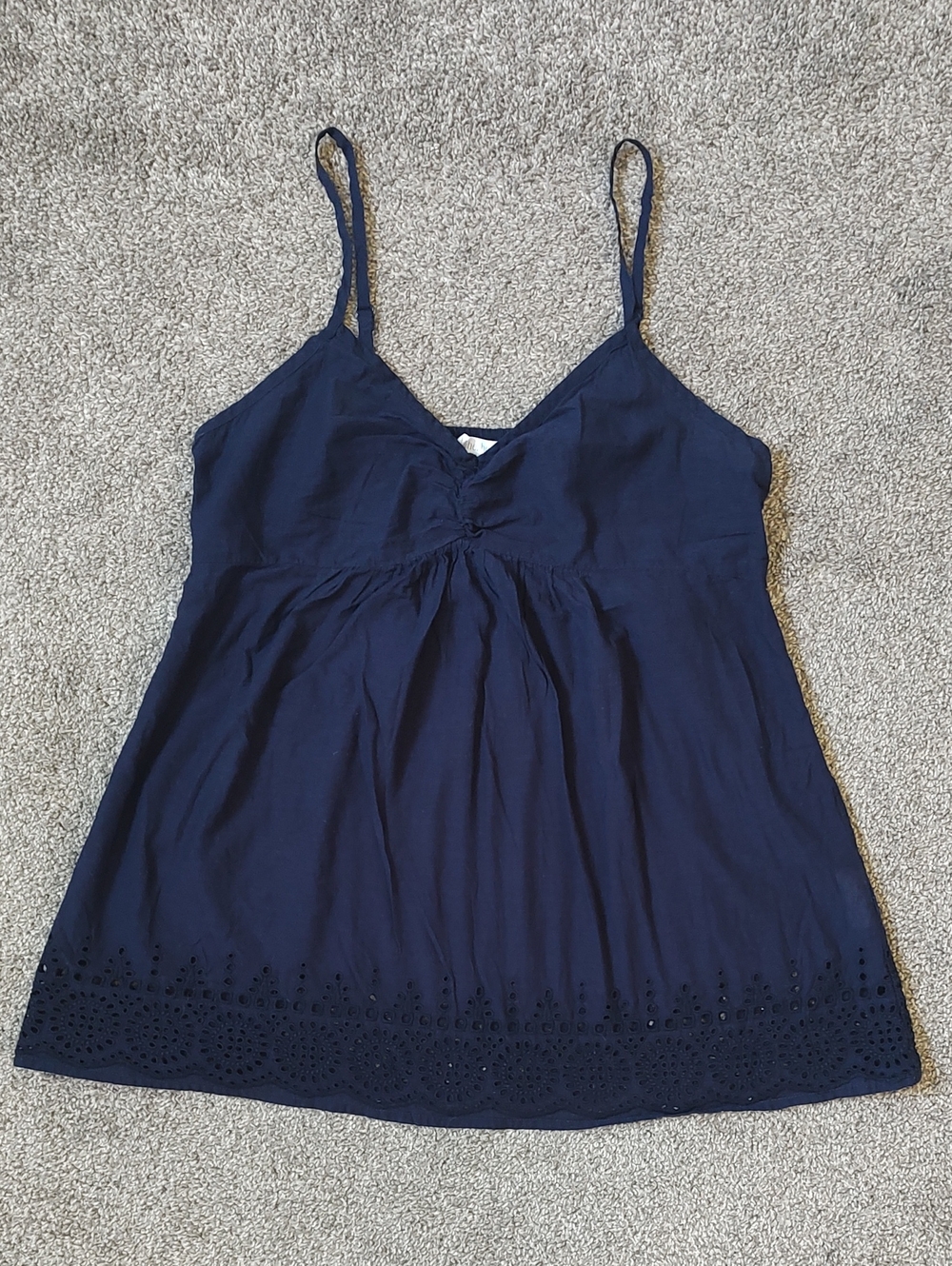 Motherhood Maternity Size Small Blue Cotton Top